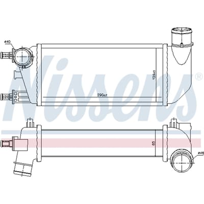 Intercooler NISSENS 96577