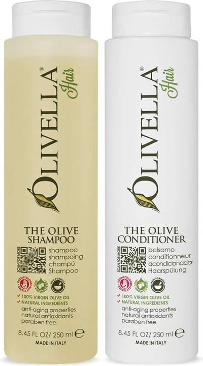 Olivella Natuurlijke Olijfolie Shampoo & Conditioner Duo 2 x 500 ml