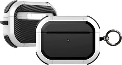 DrPhone PL5 - Case / Hoes - Bescherming tegen Val & Stootschade - Geschikt voor Airpods Pro- Wit