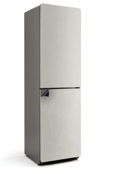 Wallfluent Magnetische Koelkastmat - Pastelbeige Koelkast Magneet Sticker - 60 cm x 205 cm - Pastelbeige Magnetische Koelkastmat - Decoratieve Koelkastfolie - Magnetische Koelkastbescherming - Verwijderbare Koelkast Decoratie