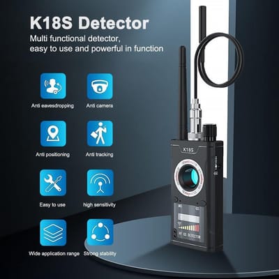 Verborgen Camera Detector Infrarood Camera Sweeper Spy Detector voor GPS trackers- luisterapparaten Spy Camera
