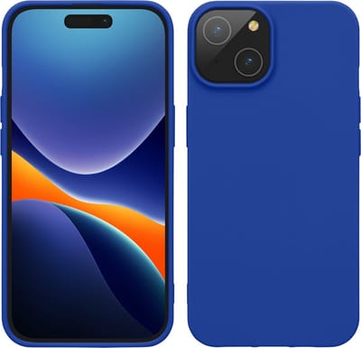kwmobile telefoonhoesje geschikt voor iPhone 15 - Hoesje voor smartphone - Back cover in Baltisch blauw