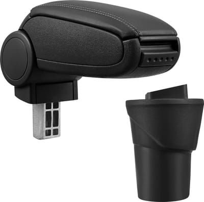 Armsteun voor Nissan Micra K13 vanaf 2010 kunstleer zwart