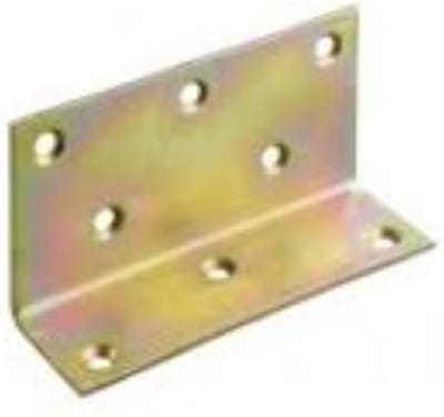 WAELBERS versterkingshoek | 115 x 60 x 40 mm | 2 mm dik | geel verzinkt