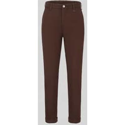 straight fit chino van katoenmix