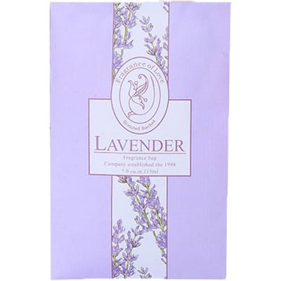 Suspension de Voiture Fleur Séchée Parfumée Sachet pour Placard Penderie Sachet d'Aromathérapie pour Maison Jasmin
