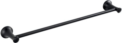 Auralum Max Handdoekstang - Mat Zwart - Wandmontage - 55 cm - RVS Handdoekhouder Badkamer - Hoge Draagkracht 5 kg