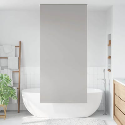 vidaXL - Doucherolgordijn - 100x240 - cm - stofbreedte - 96 - cm