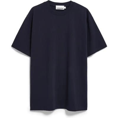 Relaxed fit T-shirt van Mix van biologisch katoen Model 'MAARKOS'
