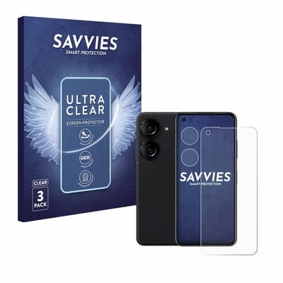 Savvies - Screenprotector voor ASUS ZenFone 10 (Voor+Camera) - Folie Beschermfolie transparant 6 Stuks
