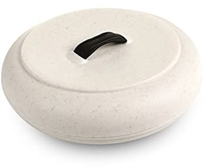 Tortilla Warmer - Brood Verwarmer - Brood Warm Houden - Magnetron Vaatwasserbestendig - Extra Groot - Natuurlijk Haver
