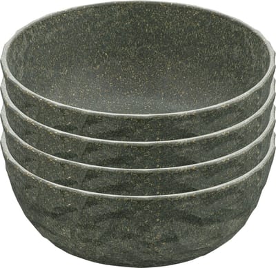 Schaal, 0.7 L, Set van 4, Organic, As Grijs - Koziol | Club Bowl