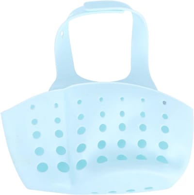 Hangende Mand Keuken - Gootsteen Organizer - Keuken Opbergen - Met Afvoergat - 2 Stuks - Hemelsblauw
