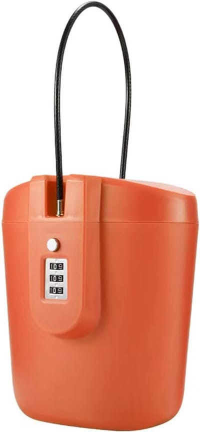 Draagbare Kluis - Mini Safe Sleutelkluis - Waardevolle Spullen Beveiligen - 3-Cijferig Combinatieslot - 182 x 104 x 198 mm