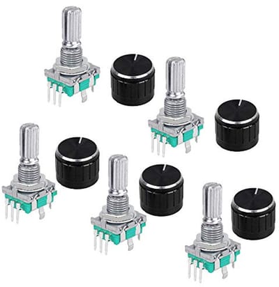 360 Graden Draaimachine - 5 Stuks Roterende Encoder Module Met Schakelaar Voor Auto-Elektronica