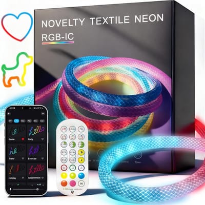 Flexibele Neon LED Strip 360 Graden Rond Net met Controller voor Binnen en Buiten (5m)