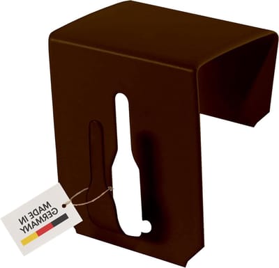 Raamhaken Decoratie - Raamdecoratie Clips - Raamdecoratie Ophangen - Zonder Boren - 20-23 mm - Bruin