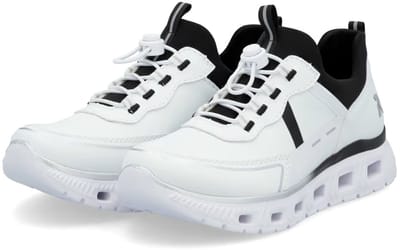 Rieker Dames EDINA Sneaker Vegan MemoSoft M6062-80 White Combi