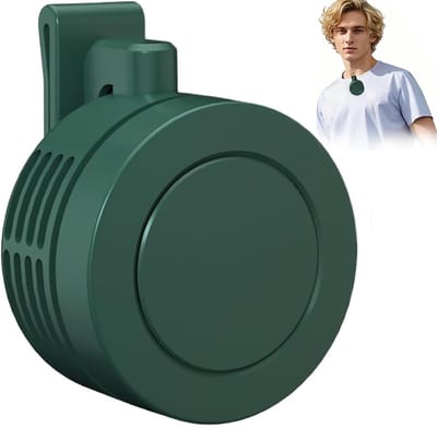 Mini Ventilator - Clip-On Ventilator - 3 Standen - Oplaadbare USB Ventilator - Portable Clip Fan - Nekventilator - Stille Bladeless Ventilatoren - Verstelbare - Clip-On Mini Cooling VentilatorGeschikt Voor Buiten, Op Reis En Op Kantoor - Groen