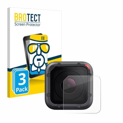 Screenprotector 3 Stuks voor GoPro Hero 5 Session Lens (Behuizing) Beschermglas transparant