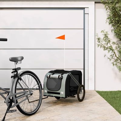 Fietsaanhanger voor Honden - Hondenkar Fiets Trolley Huisdier - Comfortabel Vervoer Huisdier - Robuust IJzeren Frame