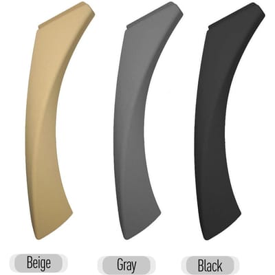 Poignée de Porte Intérieure Panneau de Porte Tirant Garniture Couvercle gauche Droite Remplacement pour BMW Série 3 E90 E91 316 318 320 black