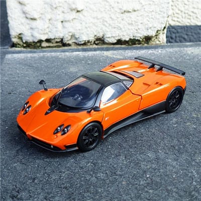 1:24 Pagani Zonda F Huayra Legering Sportwagen Model Diecasts Metaal Raceauto Voertuigen Model Simulatie Verzameling Kindercadeaus orange