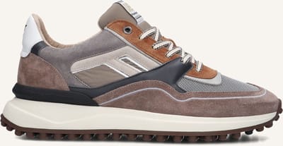 Floris Van Bommel Sfm-10139 Noppi Sneakers - Suède - Heren - Taupe - Maat 46⅔