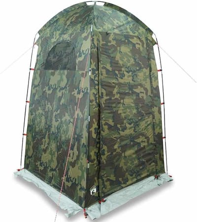 Campingtent - Douchecabine - Privéruimte creëren - Waterdichte constructie - 150 x 230 cm - Camouflage