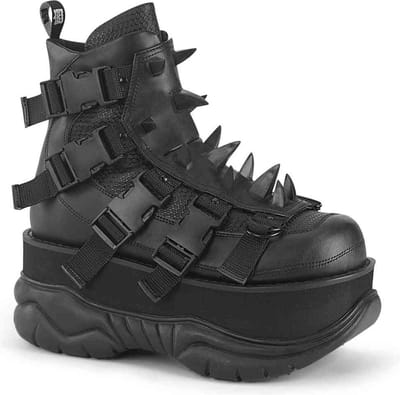 DemoniaCult - NEPTUNE68 Plateau Laarzen - 36 Shoes - Zwart