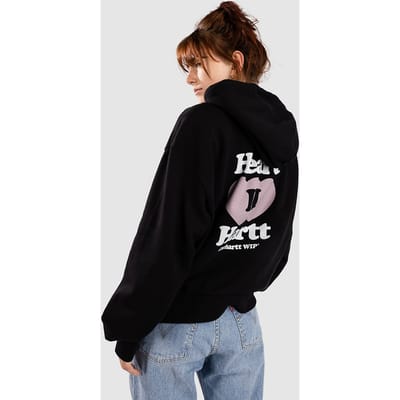 Carhartt WIP Heart II Hartt Zip Hoodie zwart