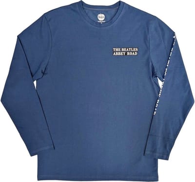 The Beatles - Abbey Road Longsleeve shirt - S - Blauw