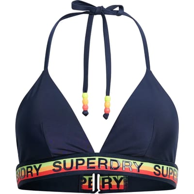 Superdry - Triangelbikinitop met logo - Dames - Badpakken