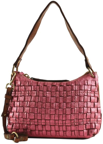 CATERINA LUCCHI Leren schoudertas Asia Shoulder Bag Rosa + T / Burro roze