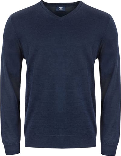 Cutter & Buck Vernon V-neck Heren 355432 - Dark Navy - 4XL