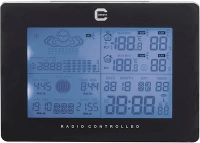 Digitale Weerstation met Barometer, Binnen- en BuitenTijd & Weersvoorspelling