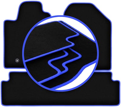 CARLUX-BLUE automatten voor: Toyota Corolla Verso II minivan (2004-2009)