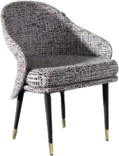 Moderne Eetkamerstoelen Milano - Set van 2 - Met Hoge Dichtheid Sponsschuim - Elegante Keuken- of Restaurantstoel - Lounge - Reddisch bruin