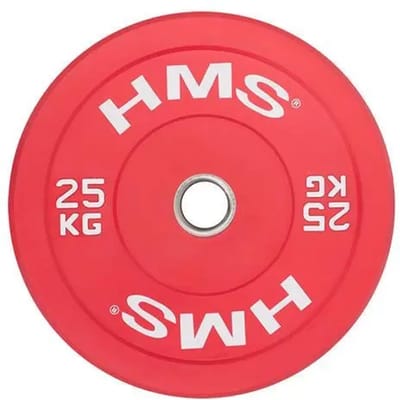 HMS CBR Serie - Olympische Bumper Gewicht - 25 kg - Rood - Gemaakt in Polen