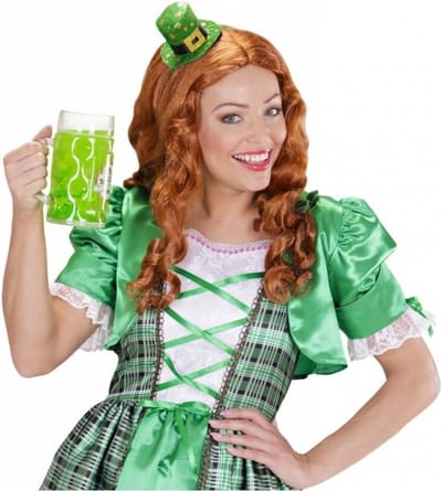 St Patricks Day hoedje op diadeem voor volwassenen