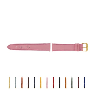 SELVA horlogeband, 14-24 mm, leer, verwisselbaar, vervangende band voor smartwatch, gemaakt in Duitsland
