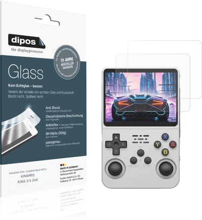 dipos – 2x Matte Pantserfolie geschikt voor KINMRIS R36S 3.5 Zoll | 9H Screenprotector