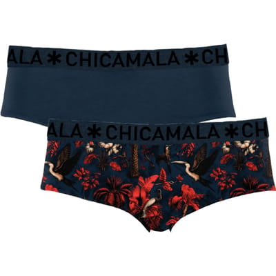 Chicamala – Meisjes Briefs – 2 Pack – Normale Lengte – Onderbroek Meisjes – Kinderkleding – Meisjes Ondergoed – 95% Katoen – Meisjeskleding