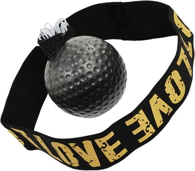 Reflex Boksbal - Trainingsbal Snelheid - Verbeter Conditie - Compact Lichtgewicht - 10 x 10 x 10 cm - Zwart