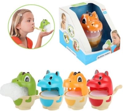 Toi-Toys zeepbellenmaker dier bellenblaas badspeelgoed multicolor.