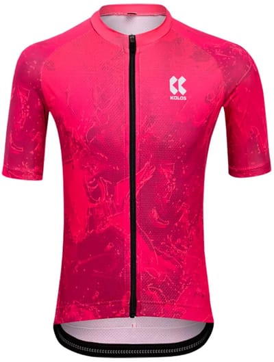 Kalas Motion Z6 Korte Mouw Wielertrui Roze 110 cm Jongen
