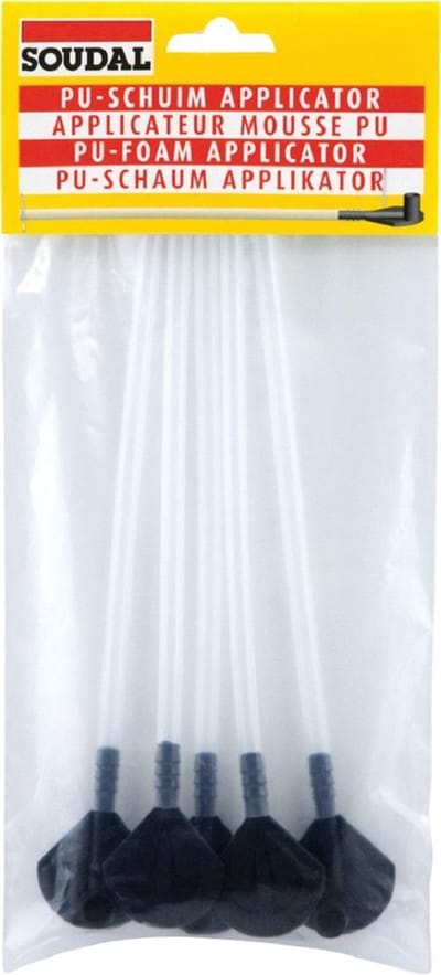 Soudal- PU-schuim Applicator slang 5 stuks