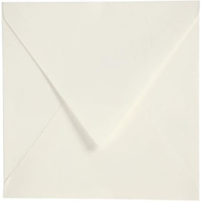Creativ Company Enveloppen 16x16 cm Off-White 50 stuks
