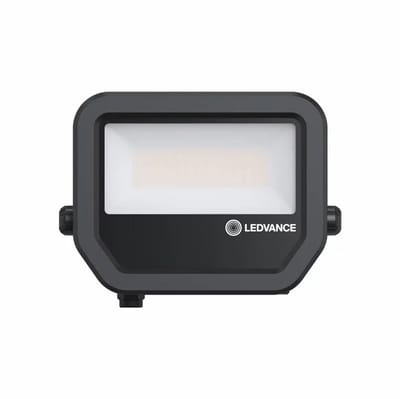 Ledvance LED Floodlight Aluminium Zwart 17W 2400lm 100D - 865 Daglicht | IP66 - Symmetrisch.