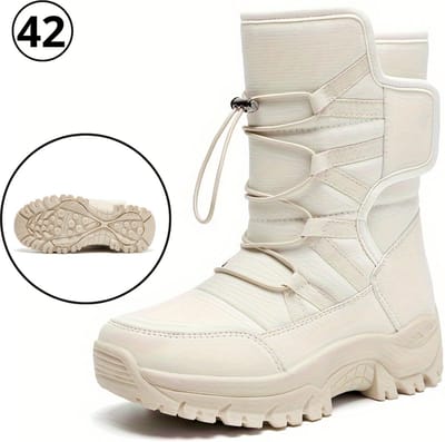 Nivard Snowboots - Sneeuwschoenen - Wintersport Sneeuwboots - Dames - Ski - Ski Gadgets - EU42 - Wit